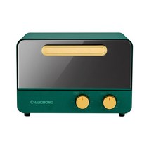 서진이네 전기오븐 12L 터보 컨벡션 에어 오븐 가정용 전기 토스터 콤보, green_UK, 01 green_02 UK