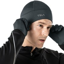 테슬라 스컬캡 방한모자 자전거모자 TM-YZC01 5종, 차콜_CHC