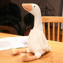 구스다운배개 오리털 호텔 방수 40-100cm Goose Plush Toy Stuffed Animal Hug Throw Pillow Back Cushion, 01 WHITE_01 40cm