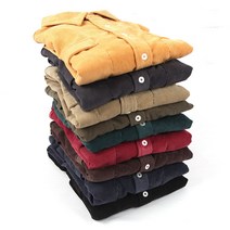 탠지 남녀공용 코듀로이 골덴 셔츠 남방 빅사이즈~4XL