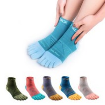 오니지 쿨맥스 발가락양말 등산 트레킹 스포츠 런닝 AONIJIE E4806S, L (265~285mm), Army Green