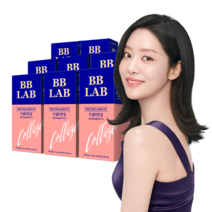 비비랩 고함량 콜라겐 젤리 저분자 피쉬 콜라겐 3500 히알루론산 엘라스틴 비타민C, 14포, 8박스