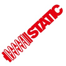 STATIC 서스펜션 차량용 데칼 튜닝 스티커, 1개, 레드(소)