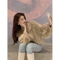 여성 밍크 니트 스웨터 가을 겨울 이너 니트