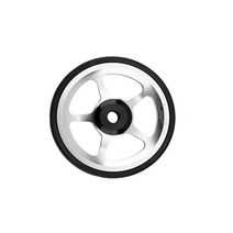 Litepro- 푸시 휠 밀폐형 베어링 알루미늄 합금 브롬톤 접이식 자전거용 초경량 컬러풀 1 개, [04] silver 1pc