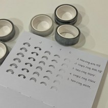 바인더 스파인 PET 테이프 (5종 선택), 싱글링 with 타공