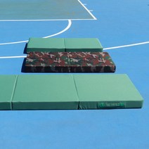 태권도 에어매트 공중제비 체조 착지 체육 매트리스, 위장 트리플 패드 180 60 10 cm