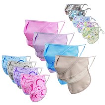 자외선차단 마스크 여성 등산 산책 조깅 러닝, 회색(무늬)