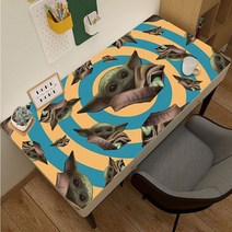 게이밍 의자디즈니 스타 워즈 마스터 베이비 요다 90x40cm 큰 두꺼운 마우스 패드 키보드 노트북 테이블 매, 05 A5_04 LockEdge600x300x2mm