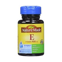 비타민E Nature Made dl-Alpha Vitamin E 400 IU Softgels 100 ea (Pack of 4)