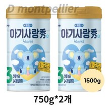 아기사랑수 어드밴스 분유 3단계, 1500g, 2개