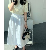 케이렌 플리츠 롱스커트