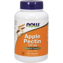나우푸드 사과식이섬유 애플펙틴 700mg 120베지캡슐 Apple Pectin, 1통, 120캡슐
