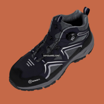 남자 가벼운 다이얼 안전화 메쉬 여름용 작업화 키높이 신발