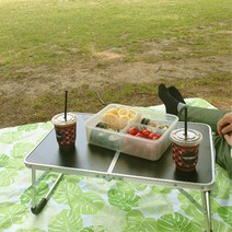 캠핑 나들이 휴대용 접이식 미니테이블 다용도 백패킹 텐트술상 식탁