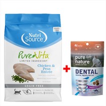 퓨어비타 캣 치킨 그레인프리 유산균 설사예방 고양이 사료 + 고급간식, 2. 캣 치킨 1kg(1+1)