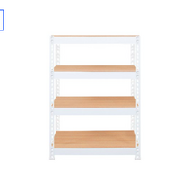 스피드랙 V2 스탠드선반 4단 700 x 400 x 1800 mm, 화이트