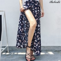 제이컬리 심프니 여성용 랩 롱 스커트