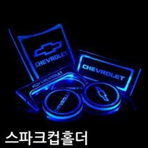 컵홀더받침대 뉴스파크 플레이트 LED 컵홀더 컵받침대, 옵션1_옵션2:블루_열선무