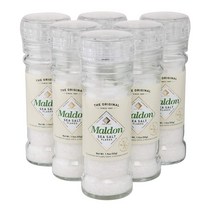 Maldon Salt Company Maldon Sea Salt Flakes 말돈솔트컴퍼티 말돈 씨솔트 플레이크 1.9oz(55g), 6개