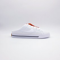 [나이키코리아 정품] WMNS NIKE COURT LEGACY MULE 슬리퍼 (코트 레거시 뮬 유먼스/베나시/베네시) 화이트 DB3970 100