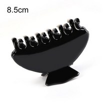 헤어미용재료 최신 스타일링 도구 여성 미용 헤어 액세서리 Updo 클램프 나비 헤어핀 크랩 클로, [03] 8.5cm