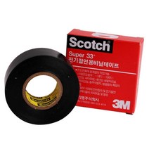 3M 33 전기절연용 비닐테이프 19mm x 10M 전기절연테이프 45395EA, 본상품선택