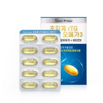 뉴트리프라임 저온초임계 rTG 알티지 오메가3 1250mg 60정 기억력개선 혈행개선 영양제, 1개(2개월분), 60캡슐