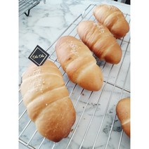 [쌀빵 오라오라] No밀가루/갓 구워 오후발송-익일배송/ 쌀 소금빵 1팩(8개입)