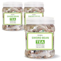 좋은아침 볶은 작두콩차 티백 국산 어린 작두콩 대용량, 120g, 3개