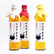 3년 숙성 막걸리 발효초 (500ml) 100% 천연발효식초, 1개, 500ml