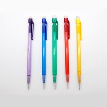 전시 일러스트 시각디자인 첸린 국가 유행 네온 기계 연필 0.5/0.7mm 고품질 자동 쓰기 학교 사무 용품, 01 mixed color
