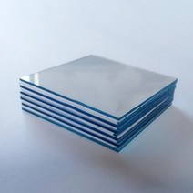 ITO 유리 실험실 투명 전도성 인듐 주석 산화물 코팅 유리 20x20x1.1MM 100 개, 02 7 ohm