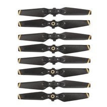 DJI 스파크 퀵 릴리스 4730F 접이식 소품 용 8pcs 프로펠러 4730 CW CCW 블레이드 예비 부품 교체 드론 액세서리, Gold Stripe