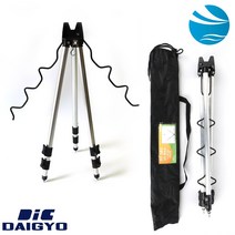 원투 낚시대 낚시 받침대 삼각 삼각대 초원투 낚시채비 릴낚시대 게그물 원투낚시 바다릴대 거치대, 다이교 3단낚시받침대