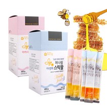 강원양봉 [강원양봉] 프리미엄 아카시아/야생화 스틱꿀 각1박스(박스당15gx30개입), 1