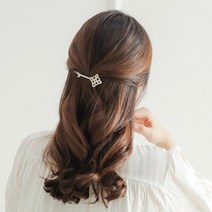 로라하 클리 성인 여성 미니 진주 옆머리 앞머리 포인트 반머리 반묶음 헤어핀 머리핀 클립핀 실핀 똑딱이핀