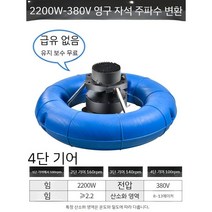 양어장 통풍기 특수 임펠러 형 고출력 대형 산소 펌프 양식장용, J. 2.2KW 380V 4단 속도 조절 모델