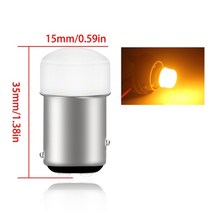 시그널램프4pcs 1156 ba15s p21w led 전구 1157 bay15d p215w led 빛 r5w r10w 자동차 안개등 drl 방향 지시등 램프 12v 흰색 빨간색, 노란색