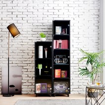 트리니 피규어 레고 건담 장식장 (400 소), 블랙