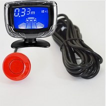 주차센서 후방감지기 차량검지기 Yamokro-자동차 주차 레이더 모니터 감지기 시스템 듀얼 CPU LCD 디스플, 04 빨간, 04 빨간