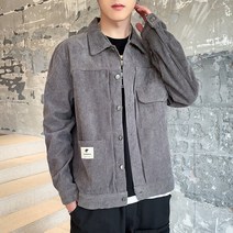 남성코트 가을겨울 캐쥬얼 털 더플 멋진 남성의류 개성 체크 카라넥 재킷 2618148094