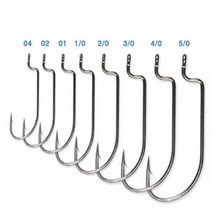 슈어캐치 옵셋훅(웜훅) 배스 갈치용, 2호