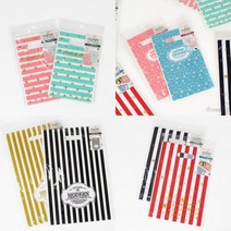 뉴 손잡이 봉투 소 특대 포장재료 비닐가방 시장놀이, 중 160x240mm (8매입)