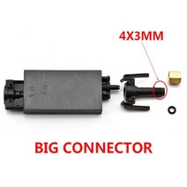 Mimaki JV33 JV5 CJV150용 10pc DX5 UV 잉크 댐퍼 Epson XP600 TX800 에코 솔벤트 플로터 프린터용 UV 잉크 덤퍼 커넥터 포함, 한개옵션1, 4x3mm