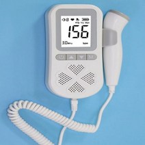 태아심음측정기 3MHz 태아 도플러 심박수 모니터 초음파 임신 심장 박동 감지기 베이, 2.Rechargeable Gray