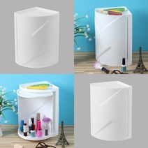 360도 회전 코너 선반화이트 욕실코너선반 싱크대코너선반