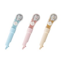 PLUS 수정테이프 WH-1905 화이퍼 PL 펜타입 사무, 아이보리