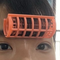 뚜껑있는 앞머리구르프 깍지헤어롤 큰 볼륨뽕