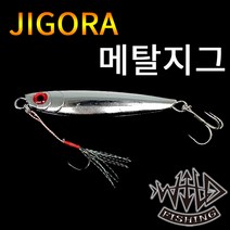 파미 와일드피싱 지고라 메탈지그 20g~120g 지깅 루어, 지고라 메탈지그 80g 레드